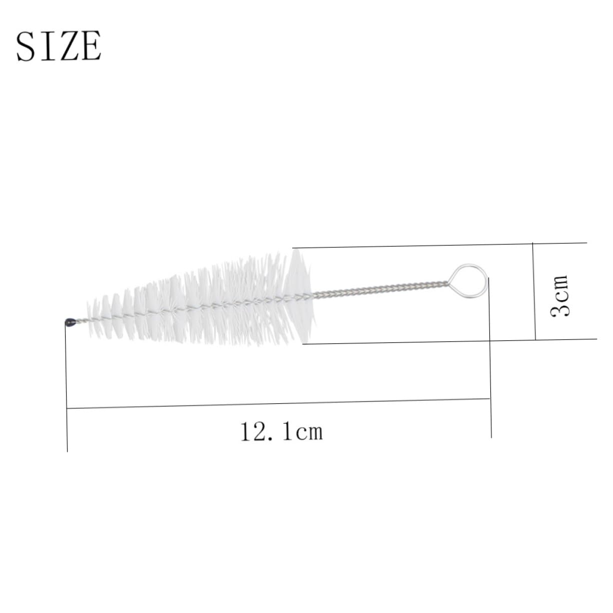 Toyvian Ergonomic Trumpet Cleaning Tool Soft Bristles Compact Size Ideal for Flute Trombone