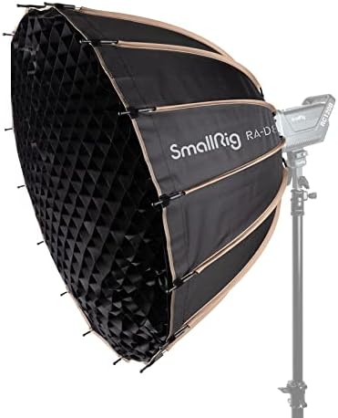 SMALLRIG RA-D85 Parabolic Softbox, 85 cm Quick Release Parabolic Softbox, Compatible with SmallRig RC 120D/RC 120B/RC 220D/RC220B and other Bowens Mount Light - 3586