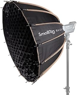 SMALLRIG RA-D85 Parabolic Softbox, 85 cm Quick Release Parabolic Softbox, Compatible with SmallRig RC 120D/RC 120B/RC 220D/RC220B and other Bowens Mount Light - 3586