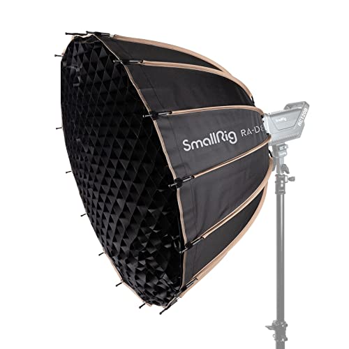SMALLRIG Parabolic Softbox Quick Release, Parabolic Softbox, Compatible with SmallRig RC 120D/RC 120B/RC 220D/RC220B and Other Bowens Mount Light (33.5inch/85cm) by SMALLRIG - Image 9