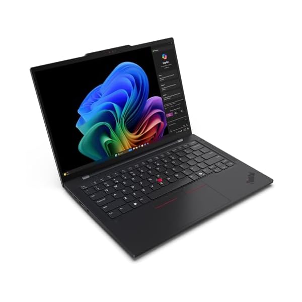 Lenovo ThinkPad T14s Gen 6 Ultraslim Copilot+ Laptop, Snapdragon X Elite X1E-78-100 Processor, 14" WUXGA (1920 x 1200), IPS, Anti-Glare, 32GB DDR5, 1 TB SSD, Qualcomm Adreno GPU, Windows 11 Pro- Black - Image 3