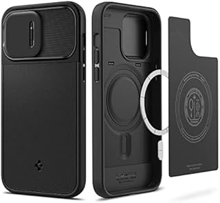 Spigen Optik Armor MagFit Case Compatible with iPhone 14 Pro Max - Black
