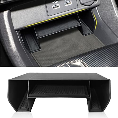 TTCR-II Center Console Organizer Tray Compatible with 2022 Honda Civic 11 Gen EX LX Sport Touring, Console Organizer Compartment Insert Secondary Storage Box with Spatial Stratification