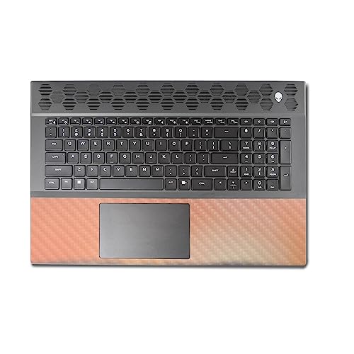 Image of MightySkins Carbon Fiber Skin Compatible with Alienware M18 R1 (2023) Full Wrap Kit - Sunset Sea | Protective, Durable Textured Carbon Fiber Finish | Easy to Apply & Change Styles | Made in The USA