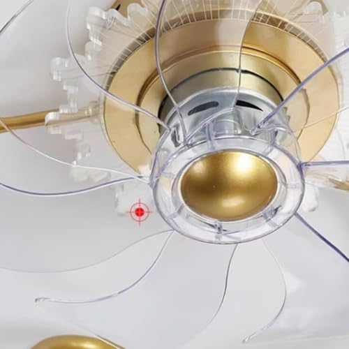 Ventiladores de techo silenciosos con luz regulable y mando para habitaciones de niños 3
