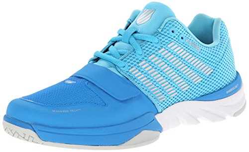 K-Swiss Women's X Court Cross-Training Shoe, Blue Aster/Bachelor Button, 9 M US