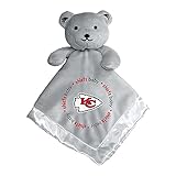 MasterPieces - NFL Baby Security Blanket, Bear Snuggle Toy for Newborn Boy Girl Unisex, Stuffed Animal, Officially Licensed Kansas City Chiefs Football