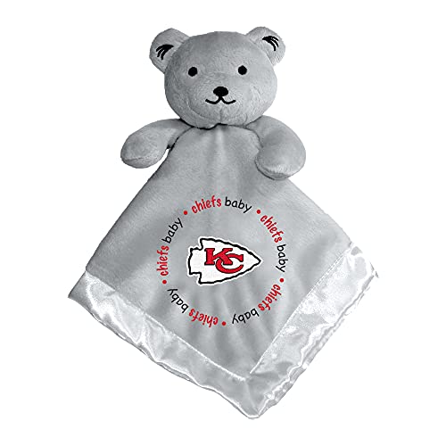 Baby Fanatic NFL Baby Security Blanket Bear Snuggle Toy for Newborn Boy Girl Unisex Stuffed Animal Officially Licensed- -Kansas City Chiefs