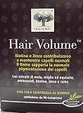NEW NORDIC Hair Volume Tablets | 3000 mcg Biotin & Biopectin Apple Extract for Healthy Hair Growth |