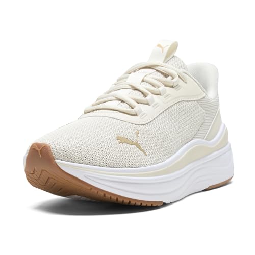 PUMA Womens Stakd Evo Running Sneakers Shoes - Off White - Size 7 M2