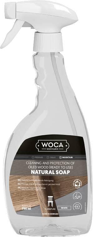 White , 750ml : Woca Natural Soap Spray, 0.75Litre, White, 510901A