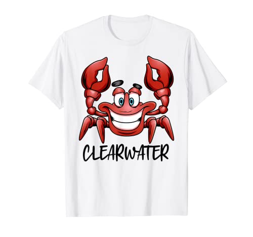 Clearwater Florida Beach Vacanza Famiglia Gruppo Trip Granchio Maglietta