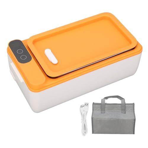 Lonchera Eléctrica Recargable, 1L, Acero Inoxidable 304, Conservación de Calor, Calentador Portátil de Comidas para Estudiantes y Oficina - Capacidad Grande, Diseño Multifuncional, Fácil de Usar