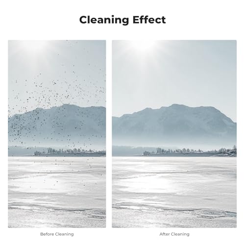 K&F CONCEPT® Objektiv Reinigungsset 3er Foto Reinigungsset für DSLR Kamera Objektive Filter Handys mit Lenspen Reinigungspinsel Blasebalg Mikrofasertuch