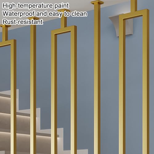 Rambarde d'escalier design noir mat haut de gamme en acier à lattes