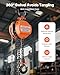 VEVOR Hand Chain Hoist, 1/2 Ton 1100 lbs Capacity, Manual Chain Block with Upgrade G80 Galvanized Chain, 10 ft Lifting Height, Heavy Duty Pulley Hoist for Garage Warehouse Automotive Machinery, Orange