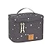 LÄSSIG Baby Wickeltisch Organizer Windel-Organizer to Go/Casual Nursery Caddy To Go Universe anthracite