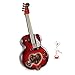 Produktbild Mini-Gitarren-Spieluhr, rotierender Balletttänzer, Feiertags-Geburtstagsgeschenk-Tischplattenverzierungen (Color : Red)