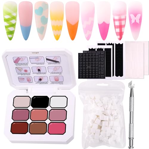 Yaya Nails Pat Pat Gel Ombre Gradient Nail Kit 9 Colors miniatura 1