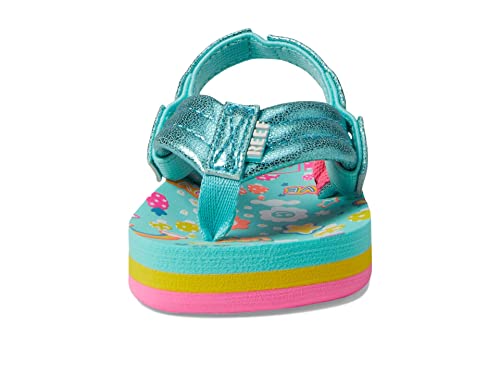 Image of REEF Girls Toddler /Little Kid Ahi Beach Flip Flop, Soft Cushion Footbed, Water Friendly