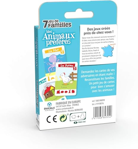 Jeu de 7 famille Cartamundi Mes animaux préférés - vue 6