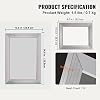 VEVOR Screen Printing Kit, 2 Pieces Aluminum Silk Screen Printing Frames 8x10/10x14in 110 Count Mesh, 2 Tapes and Screen Printing Squeegees and Transparency Films for T-Shirts DIY Printing