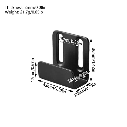 Image of Thicken Stainless Steel Tile Display Hanger Hook Fastener for Tiles Billboards Easels Photo Frames Mirrors (Adjustable)
