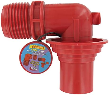 Valterra F02-3103 Red Bulk EZ Coupler Sewer Adapter