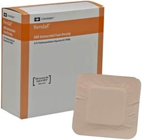 AMD - Apósitos de espuma de poliuretano, 4 x 4 pulgadas (caja de 10)