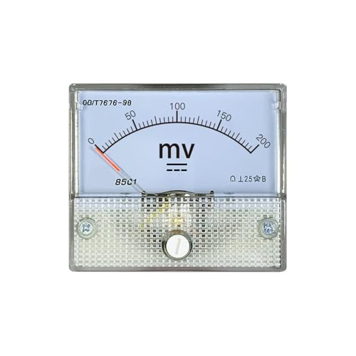 Voltmètre à aiguille 85c1 DC 100mV pour panneau 56x64 mm
