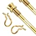 Pegciuho Titanium Bolts for Bicycle Brake Pads, gold