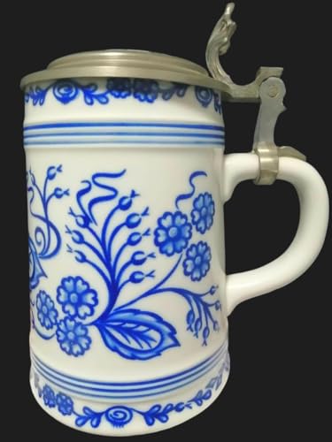 自宅保管 RASTAL社製 ビアマグ ビール ドイツ ラスタル ブルーオニオン柄のサムネイル