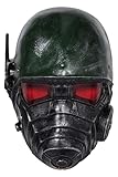 brehiay NCR Ranger Helmet Mask Veteran Ranger Latex Head Mask Cosplay NCR Soldier Costume Prop