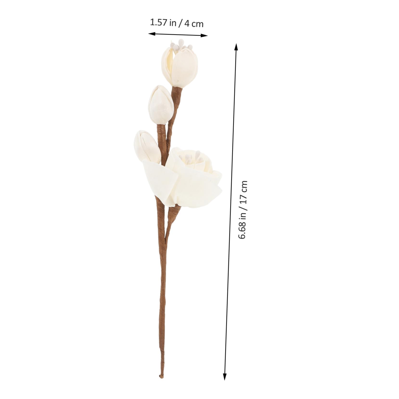 Anneome 3pcs Diffuser Sticks Vibrant for Home Fragrance Elegant Rice Paper Diffuser for Bathroom Bedroom Office Decor