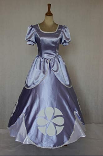 Amazon Co Jp Misscoser ソフィア Princess Sofia ドレス 大人用 コスプレ 衣装 クリスマス ハロウィン イベント 仮装 コスチューム 女性2l ホビー