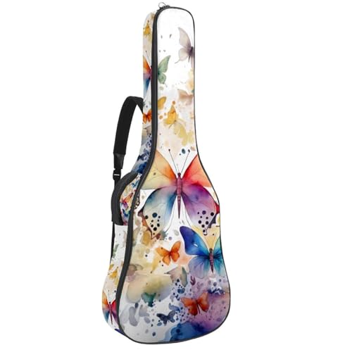 Sac guitare acoustique imperméable idéal pour musiciens nomades et répétitions