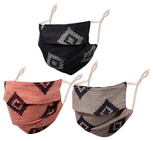 Image of Touchstone Filter pocket nose bridge double layer anti-pollution smog smoke cold cough protective cotton face mask Reusable Machine Washable for men, women.