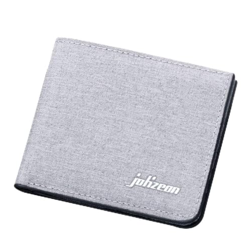 Men Canvas Wallet Credit Card Holder Male Short Purse Business Mone