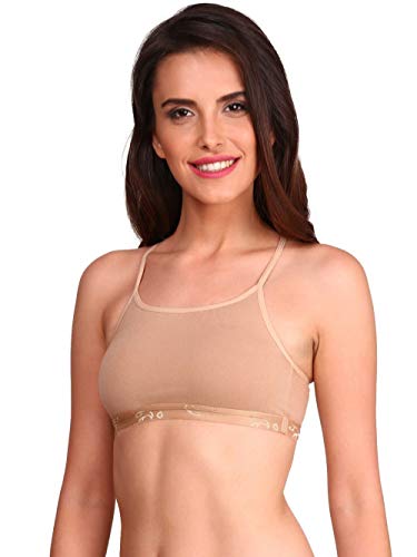 Image of Jockey 1351 Women Super Combed Cotton Elastane Stretch Multiway Styled Crop Top with Adjustable Straps and StayFresh Treatment