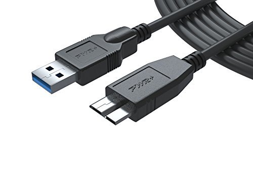 PWR+ USB-C Cable 6 Ft Type-C to USB 3.0 Charging Cord for Portable Monitors: ASUS ZenScreen Go, QQH, KYY K3, ZSCMALLS, ViewSonic, Arzopa, Newsoul, InnoView, Lepow Z1 Gamut C2, Cocopar, GTEK, SideTrak