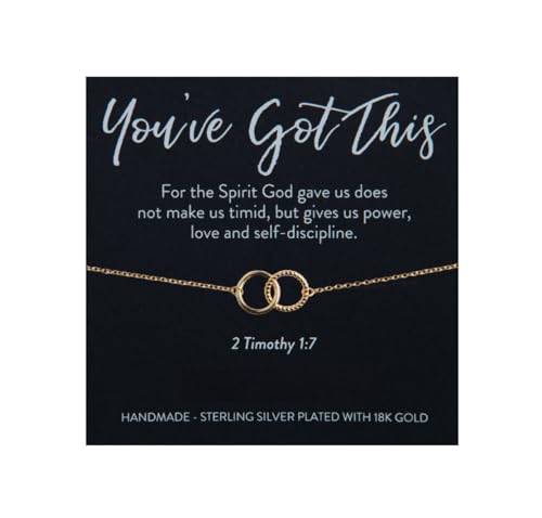 Image of Luxury Christian Bracelet With Bible Verse In Gift Box, Premium Religious Jewelry Gift For Birthdays, Sympathy, Mom, Mom to be, Sister, Daughter, Wife, Aunt, Niece & Friend, Inspirational Encouragement Present in Gift Box