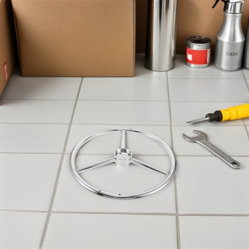 Anneau de support robuste pour tabouret de bar structure métal fixe - 8