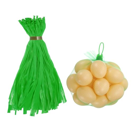 Bolsas de malla reutilizables de nailon sourcing map para guardar alimentos, 30 cm 2