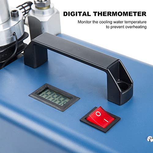 Orion Motor Tech High-Pressure Electric Air Compressor Pump with Pressure Gauge, 4500 PSI/30 MPa /300 BAR Air Pump for Air Rifle PCP Airgun Paintball Scuba Fill Station for Fire Fighting and Diving