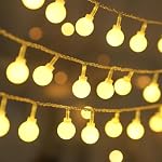 ENLACE – ENLACE Lichterkette Kugeln Batterie, 1,5M 10 LED Kugel Licht