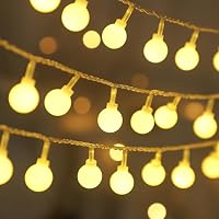 ENLACE – ENLACE Lichterkette Kugeln Batterie, 1,5M 10 LED Kugel Licht