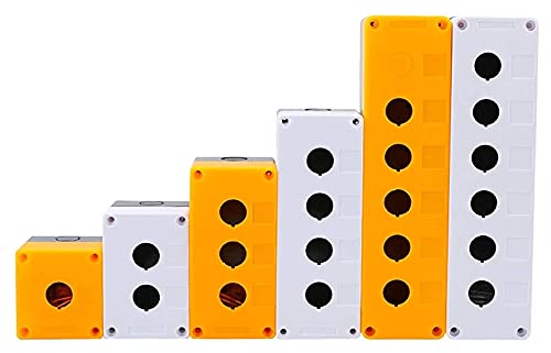 Boîtier jaune 2 trous pour protéger vos boutons de la poussière