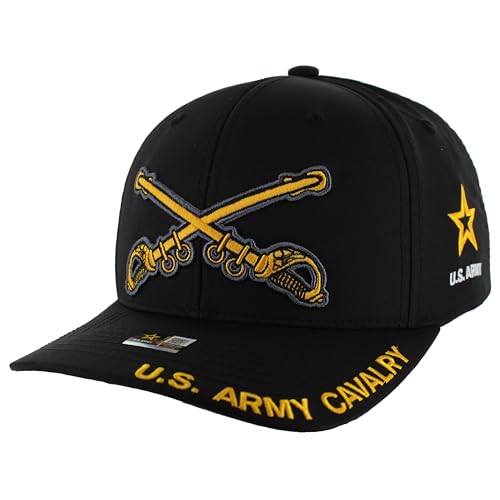 Image of US Army Special Unit Branch Veteran Hat Mens, Officially Licensed Military Embroidered Adjustable Baseball Cap