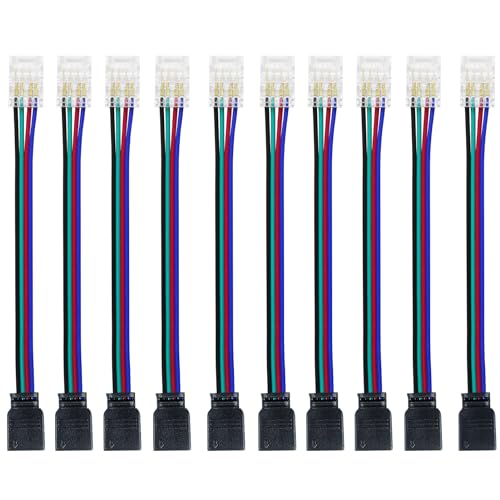 Connecteur ruban LED sans soudure pour réparer un faux contact sur bande SMD 5050 4 broches