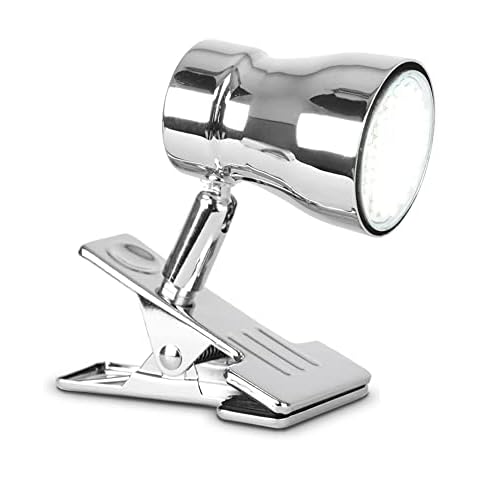 MiniSun | Clamp On Desk Lamp in a Polished Chrome Finish Cover